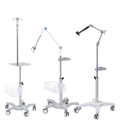 Xe đẩy y tế di động có giá đỡ